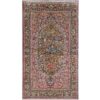 فرش دستباف آنتیک کرمان طرح قاب درختي
