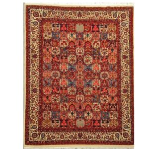 فرش دستباف بختیاری طرح خشتی