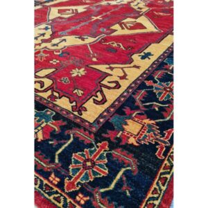 فرش دستباف درحدنو هريس مارک قلی زاده لچک و ترنج
