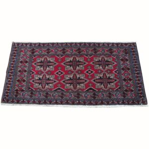 فرش دستباف بلوچ طرح ۲ ترنج سایز پشتي